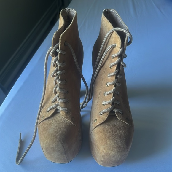 Jeffrey Campbell suede Lita Boot - Picture 3 of 3